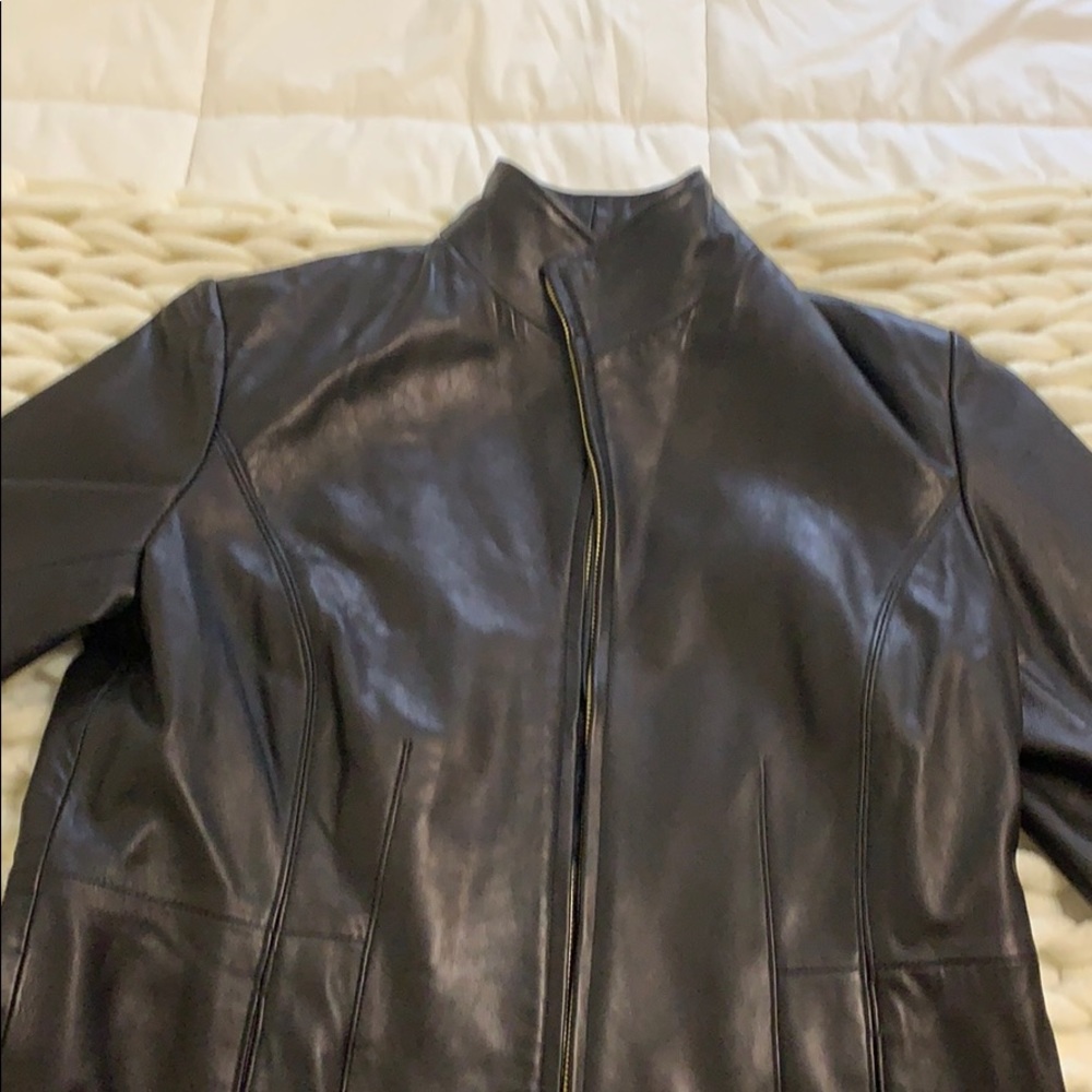 Cole Haan leather jacket